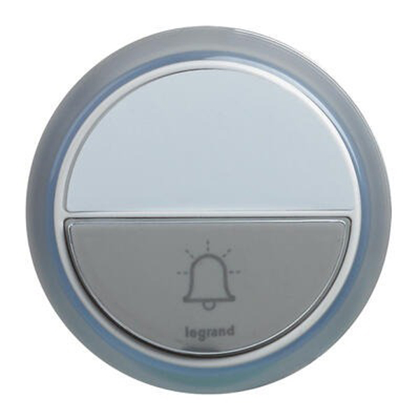 BOUTON POUSSOIR BLANC