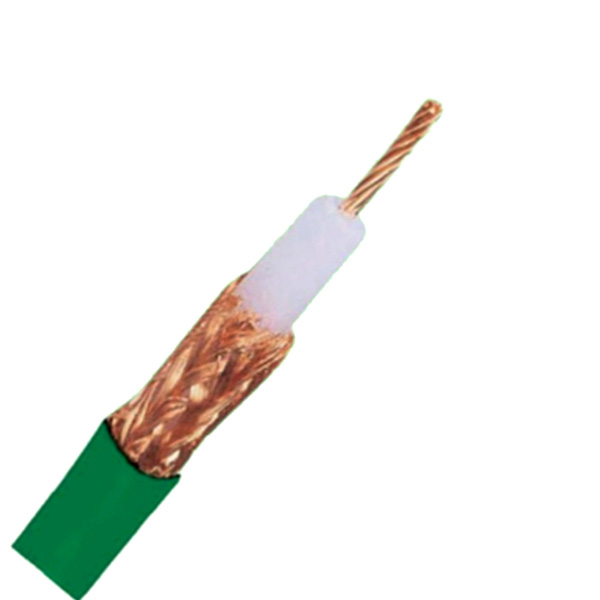 CABLE COAXIAL SOUPLE VERT KX6A 75 OHMS VIDEO&amp;TELE SURVEILLANCE