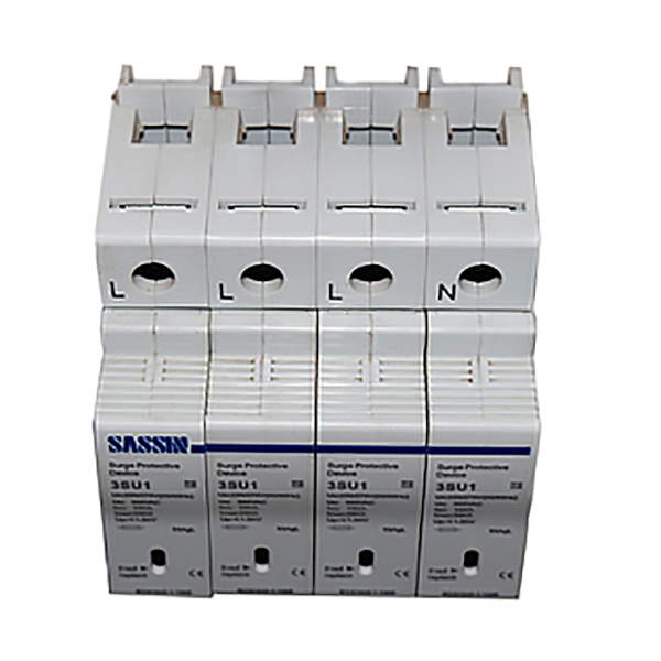 PARAFOUDRE MODULAIRE 4P TYPE2 20KA UP 1,2/1,5KV UC 385V 4MOD VIS/VIS 3SU1-20 SASSIN