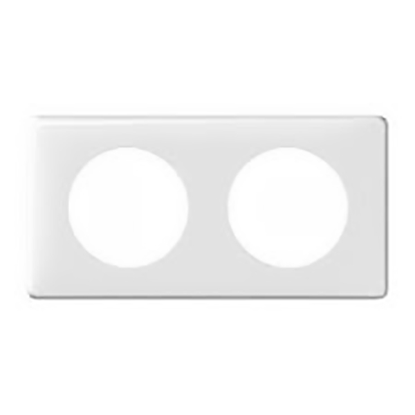 CELIANE _PLAQUE 2 POSTES LAQUE BLANC YESTERDAY