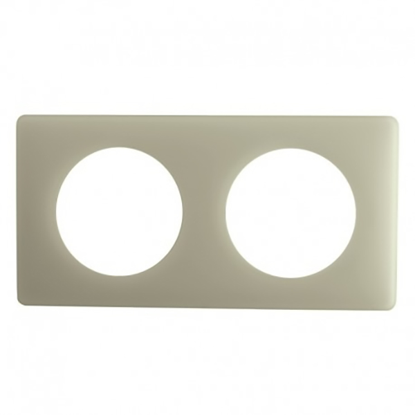 CELIANE _PLAQUE 2 POSTES POUDRE ARGILE