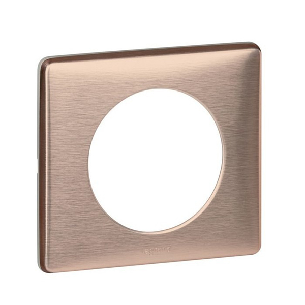 CELIANE _PLAQUE 1 POSTE METAL COPEER