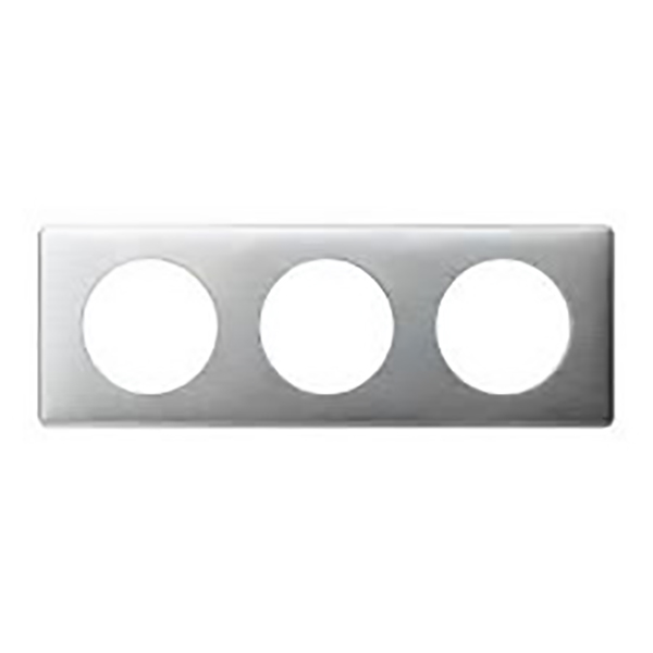 CELIANE _PLAQUE 3 POSTES METAL ALUMINIUM