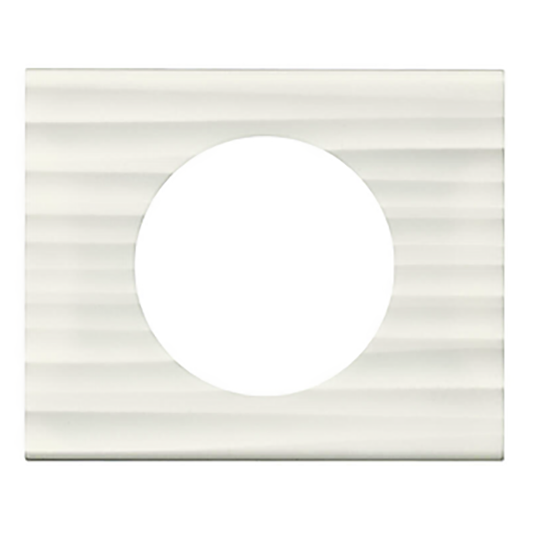 CELIANE _PLAQUE 1 POSTE MATIERE CORIAN CANNELE