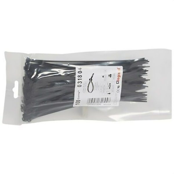 COLLIER NYLON 4,6X360 COLRING NOIR (D SERRAGE 1,6/102) 031809 LEGRAND