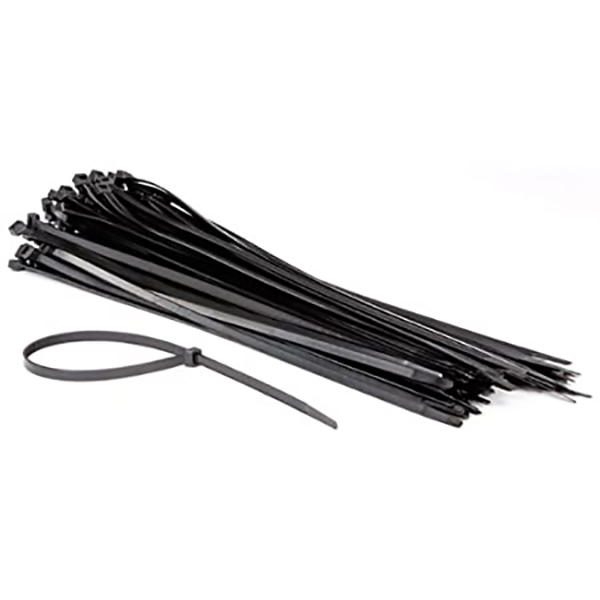 COLLIER NYLON 8X500 NOIR (D SERRAGE 4-150MM) ANDELI 8X500 BLACK