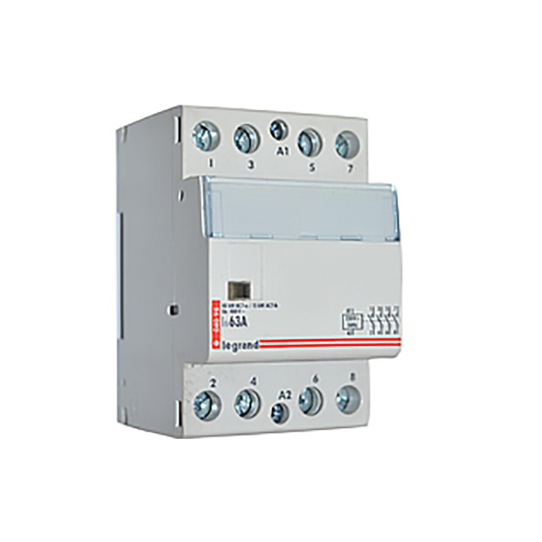 CONTACTEUR MODULAIRE AUTO 63A 400V 4F230V 3MOD BORNES VIS 4098 LEGRAND