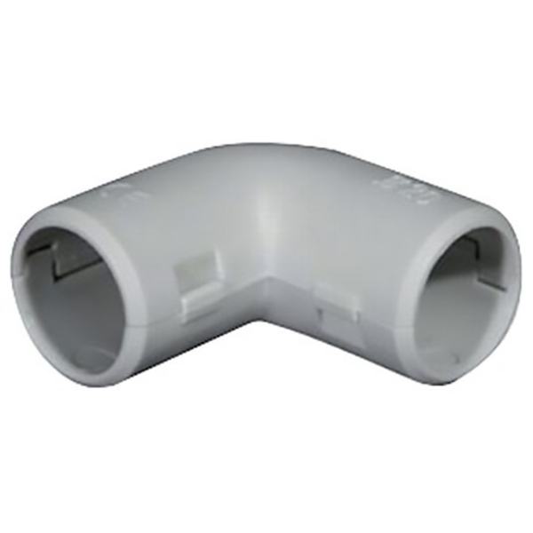 COUDE CLIPSABLE 90° Ø25 POUR TUBE IRL 3321 (750N/2J/-5°C/60°C) GRIS 651613 LEGRAND