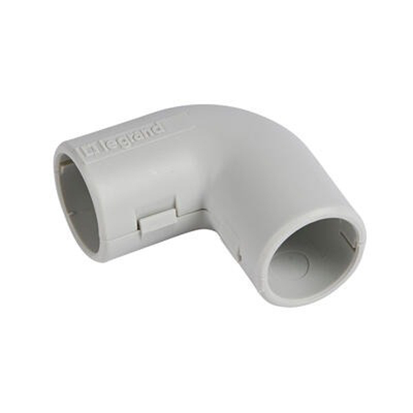 COUDE CLIPSABLE 90° Ø20 POUR TUBE IRL 3321 (750N/2J/-5°C/60°C) GRIS