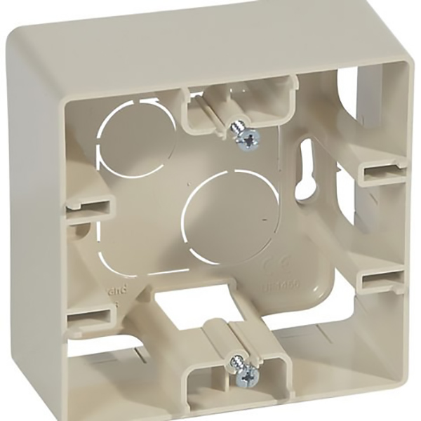 CADRE SAILLIE 1 POSTE POUR REFERENCES 82X82 IVOIRE
