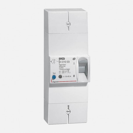 DISJONCTEUR D ABONNE 2P 45A 500MA