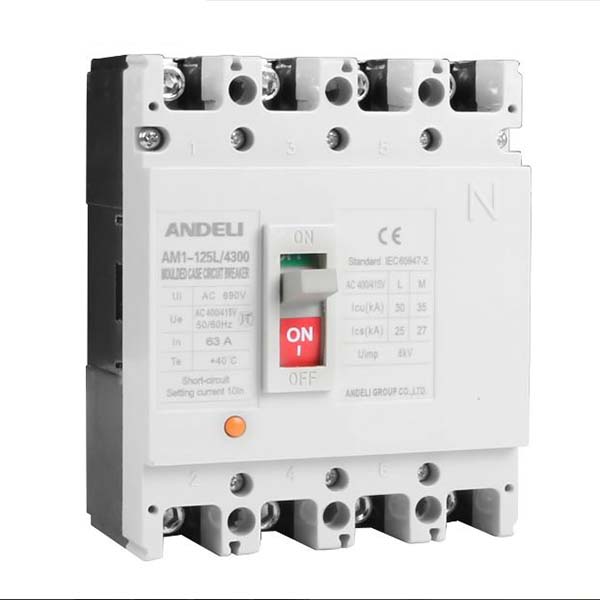 DISJONCTEUR COMPACT 4P C125 690V 35KA AM1-125M/4P