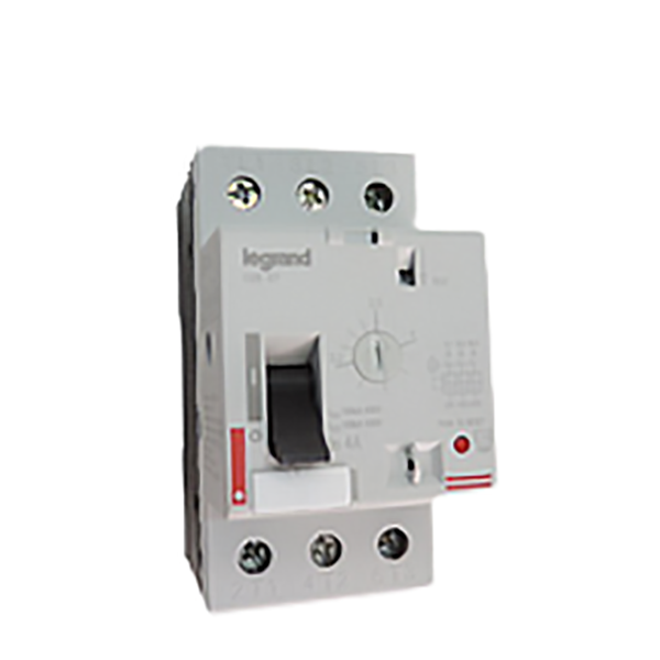 DISJONCTEUR MOTEUR MODULAIRE 3P D 0,63-1A 100KA 2,5MOD VIS/VIS 002804 LEGRAND