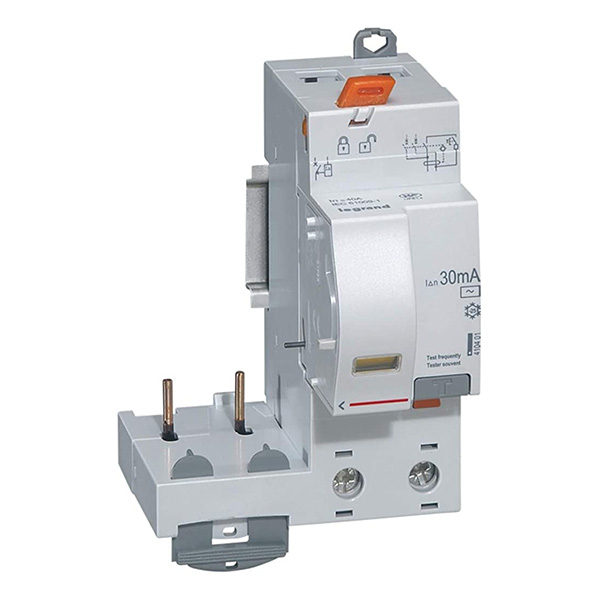 BLOC DIFFERENTEIL MODULAIRE 2P 30MA AC 40A 2MOD VIS 410401 LEGRAND