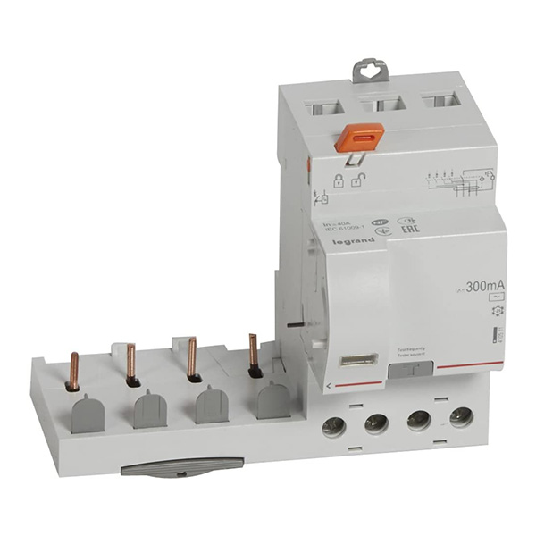 BLOC DIFFERENTEIL MODULAIRE 4P 300MA AC 40A 3MOD VIS 410511 LEGRAND