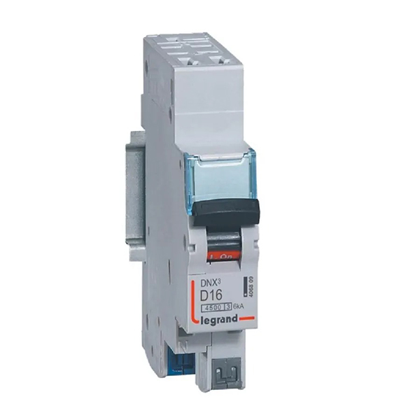 DISJONCTEUR MODULAIRE P+N D16 4500/6KA 1MOD AUTO/AUTO 406809 LEGRAND
