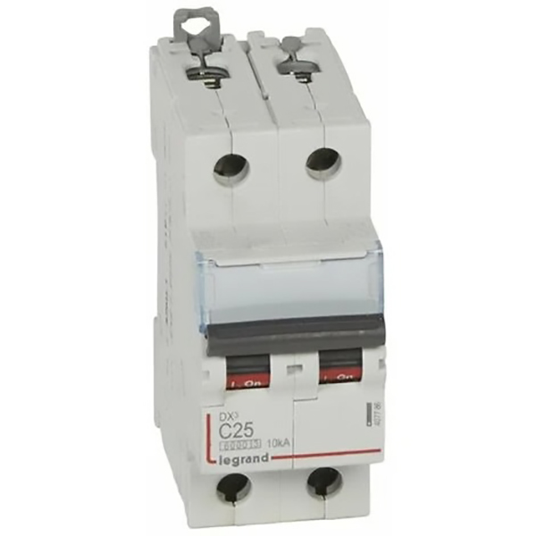 DISJONCTEUR MODULAIRE 2P C16 6000/10KA 1MOD VIS/VIS 407784 LEGRAND