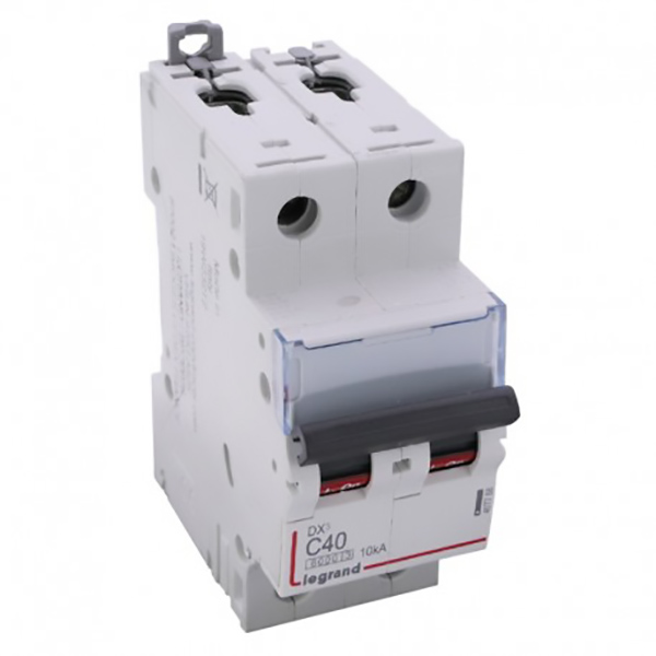 DISJONCTEUR MODULAIRE 2P C40 6000/10KA 2MOD VIS/VIS 6472 LEGRAND