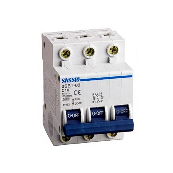 DISJONCTEUR MODULAIRE 3P 010A 415V