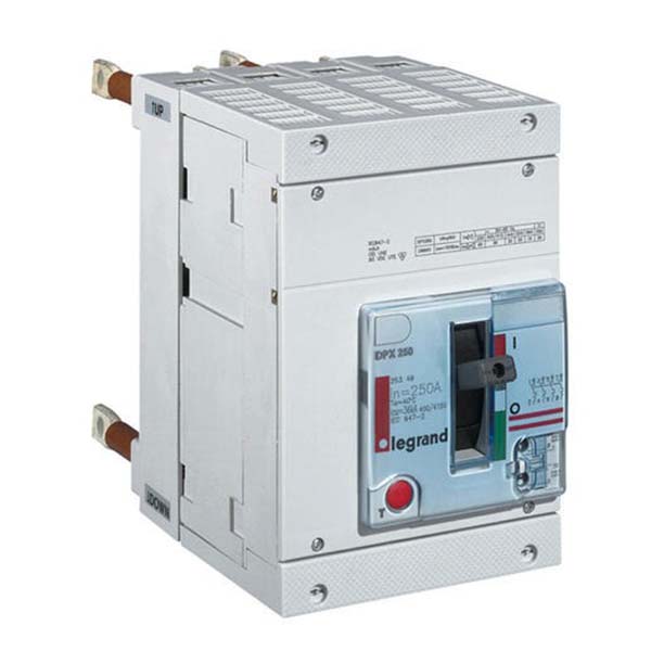 DISJONCTEUR COMPACT DPX250 4P C250A REGLABLE 0,8 A 1IN 16KA 025349 LEGRAND