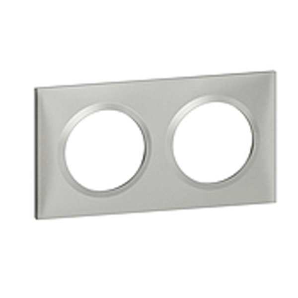 APPAREILLAGE PLAQUE 2POSTES ALU DOOXIE LEGRAND