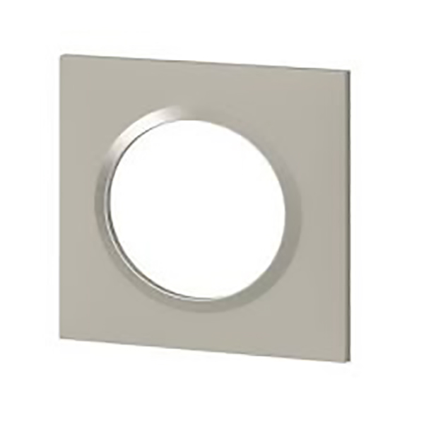 PLAQUE CARREE DOOXIE 1 POSTE FINITION PLUME