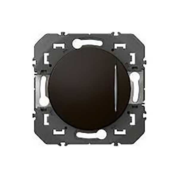 INTERRUPTEUR OU VA-ET-VIENT AVEC VOYANT LUMINEUX DOOXIE 10AX 250V FINITION NOIR