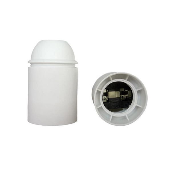 E27 THERMOPLASTIQUE LISSE BLANC
