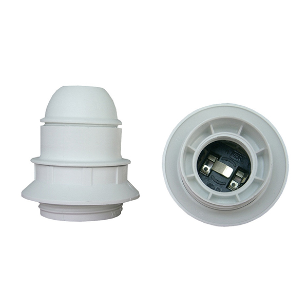 E27 THERMOPLASTIQUE SIMPLE BAGUE BLANC