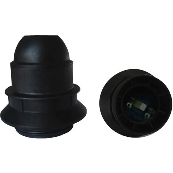 E27 THERMOPLASTIQUE SIMPLE BAGUE NOIR