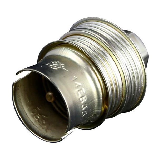 B22 ACIER LAITONNE DOUBLE BAGUE BORNE DE TERRE