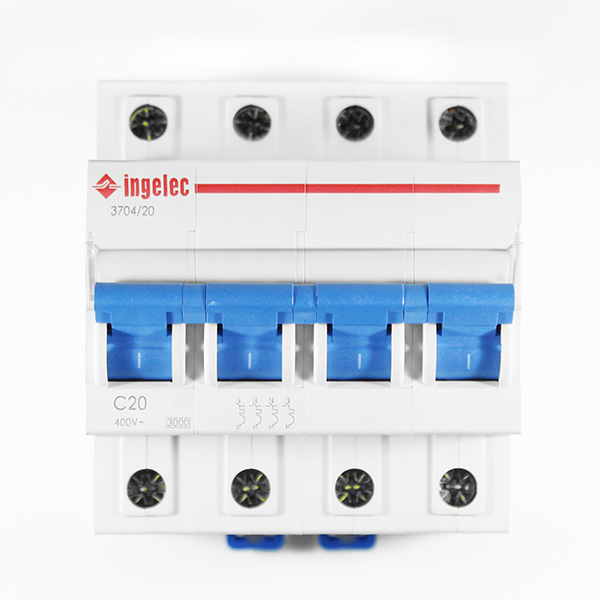 DISJONCTEUR TETRAP. 25A-3KA REF. 3704/25 INGELEC