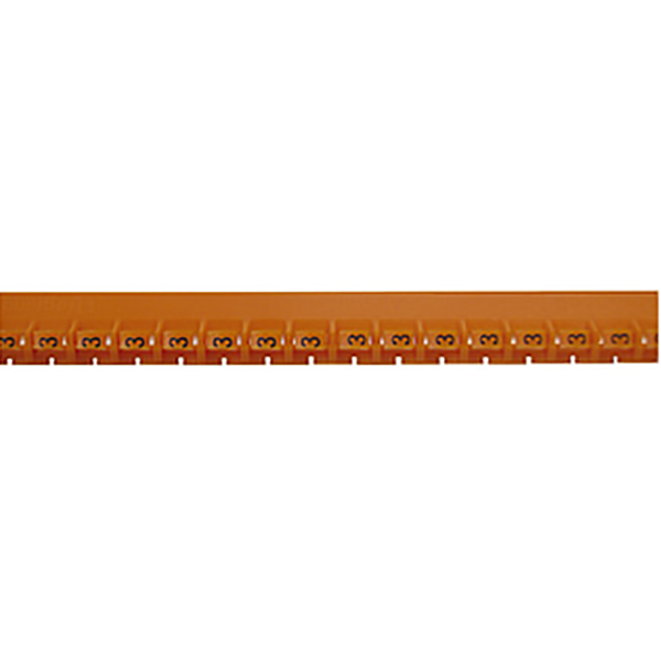 MEMOCAB REPERE CHIFFRES SUR FOND ORANGE N 3