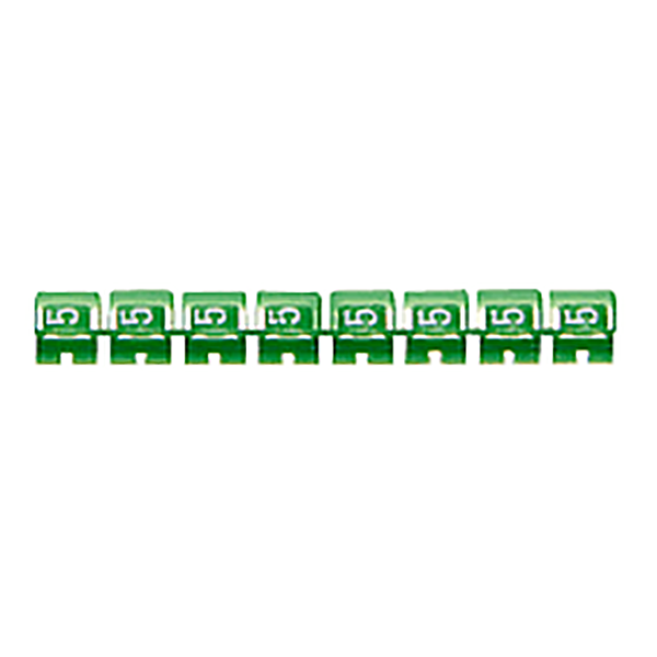 MEMOCAB REPERE CHIFFRES SUR FOND VERT N 5