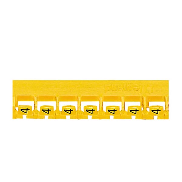 MEMOCAB REPERE CHIFFRES SUR FOND JAUNE N 4