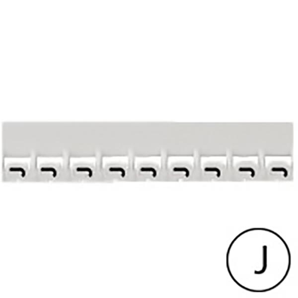 MEMOCAB REPERE LETTRES SUR FOND NOIR J