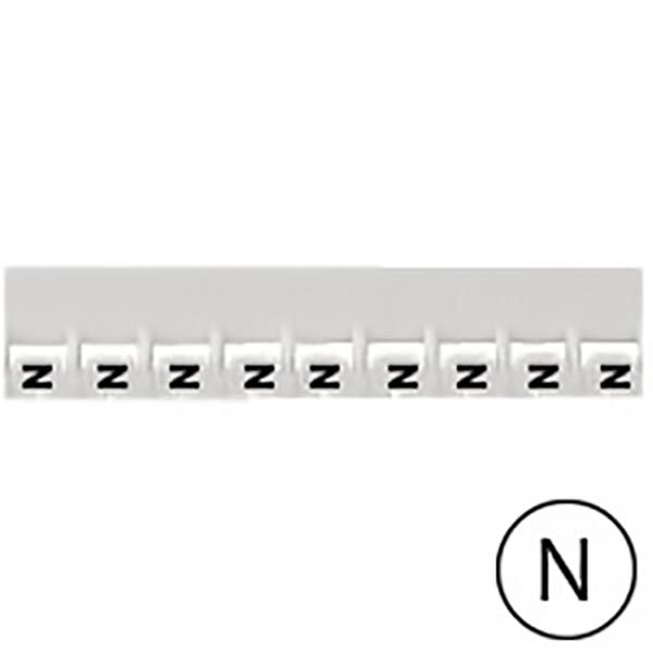 MEMOCAB REPERE LETTRES SUR FOND NOIR N