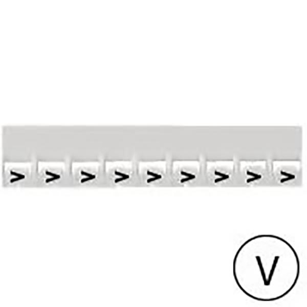 MEMOCAB REPERE LETTRES SUR FOND NOIR V
