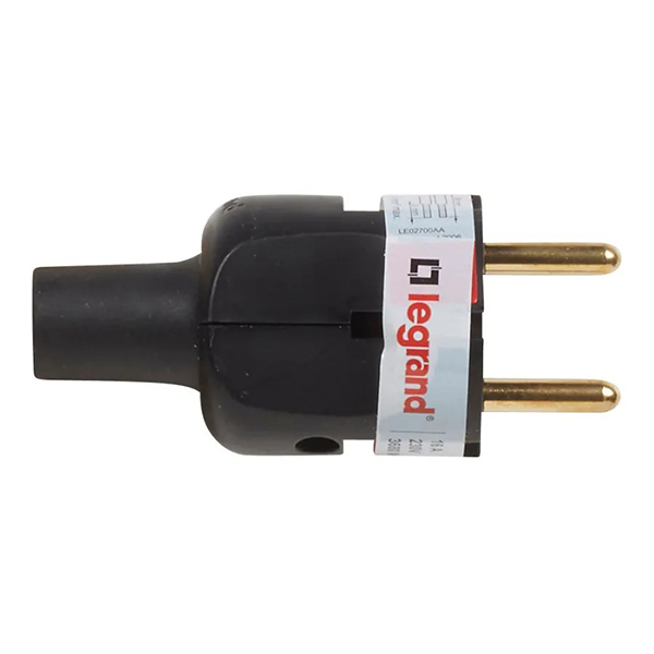 FICHE 2P 16A CAOUT.SD NOIR