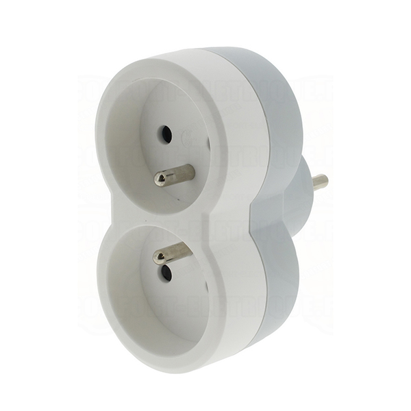 BLOC MULTIPRISE 2X2P+T FRONTALE 16A 230V BLANC LEGRAND 50638