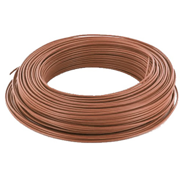 FIL RIGIDE HO7-VU 1,5MM2 MARRON RLX 100M