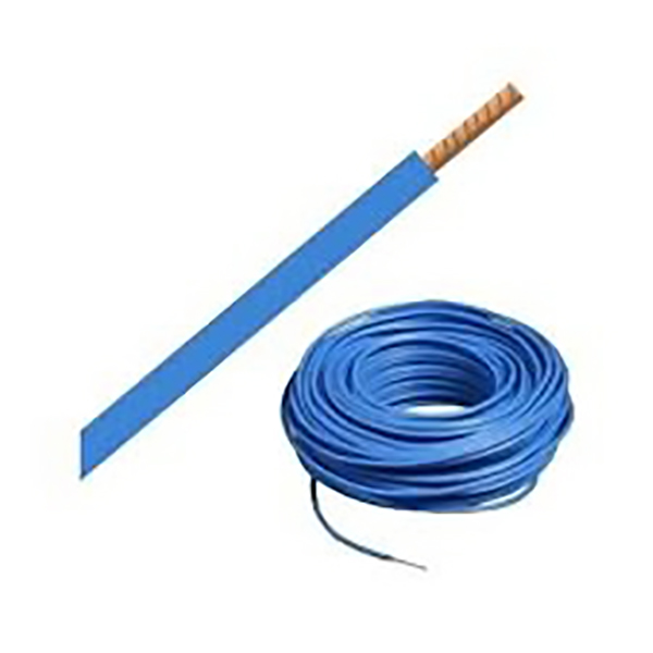 FIL RIGIDE HO7-VR 10MM2 BLEU ML
