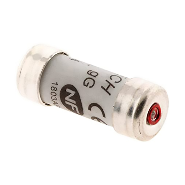 3 FUSIBLES 8,5X23 - 10A AVEC VOYANT - NF -
