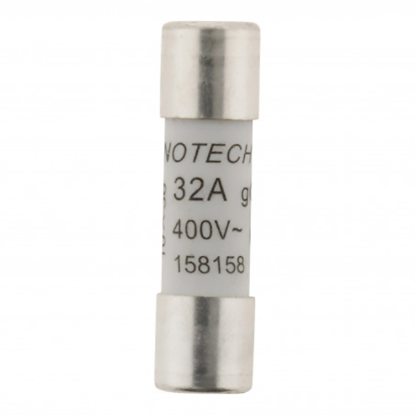 3 FUSIBLES CERAMIQUE 10,3X38 - 32A AVEC VOYANT - NF