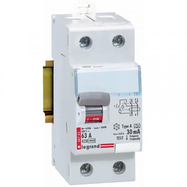 INTERUPTEUR DIFFERENTIEL 63A 30MA BIPOLAIRE