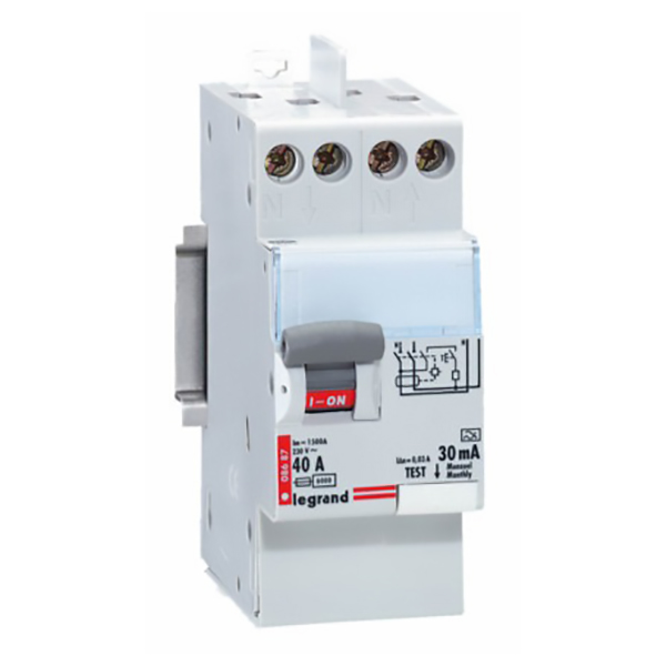 INTERRUPTEUR DIFF. BIP. 40A 30MA TYPE A