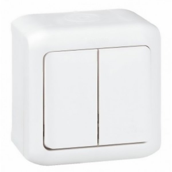 APPAREILLAGE INTER DVV APPARENT ETANCHE IP44 BLANC FORIX 782361 LEGRAND