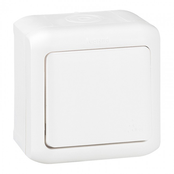 APPAREILLAGE INTER VV APPARENT ETANCHE IP44 BLANC FORIX 782363 LEGRAND