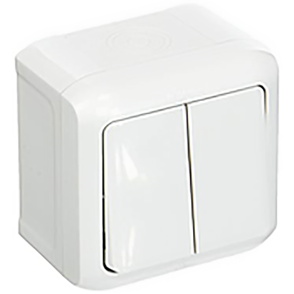 APPAREILLAGE INTER DA APPARENT ETANCHE IP44 GRIS FORIX 782382 LEGRAND