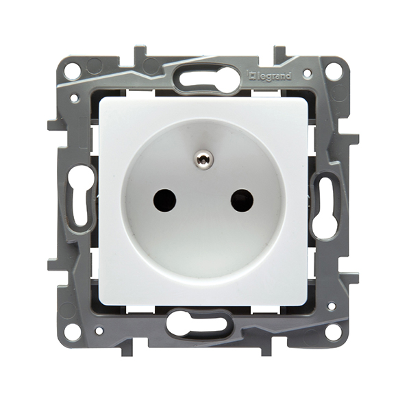 APPAREILLAGE PC ENCASTRE 2P+T 16A BLANC NILOE 664735 LEGRAND